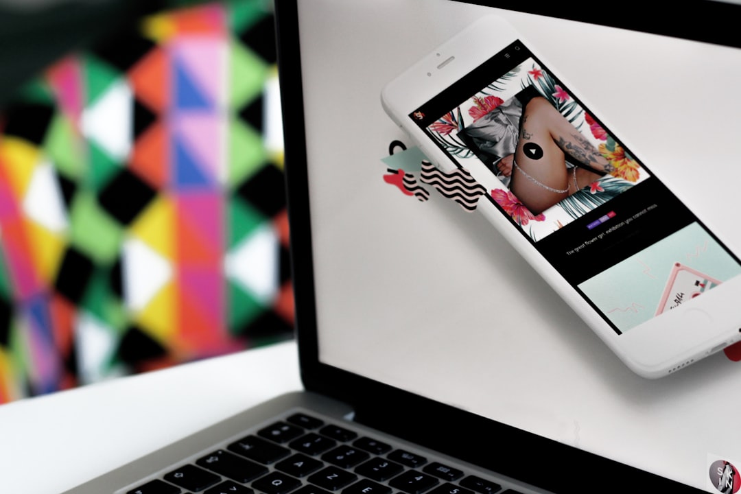 services-02 UI/UX concept design on a MacBook Pro screen from SKIN WordPress blog theme. https://themeforest.net/item/skin-gradientpowered-creative-wordpress-blog-theme/20389169?ref=NordWood